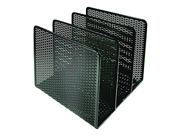 Artistic Urban Collection Punched Metal File Sorter - 3 Compartment(s) - Compartment Size : 3" - 7.25"x8"x 8" Depth - ART20009