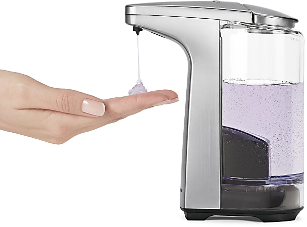simplehuman Compact Sensor Pump For Soap Lotion Or Sanitizer 8 fl
