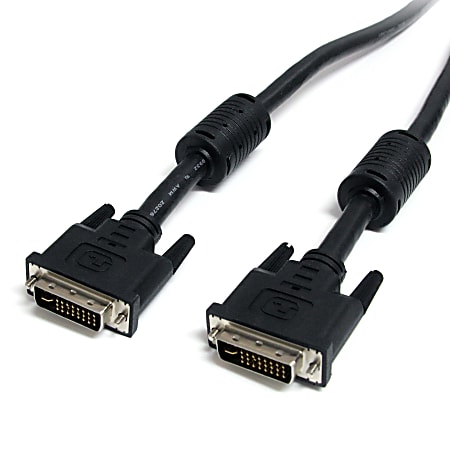 StarTech.com 6 ft DVI-I Dual Link Digital Analog Monitor Cable M/M - Provides a high speed, crystal clear connection between your DVI devices