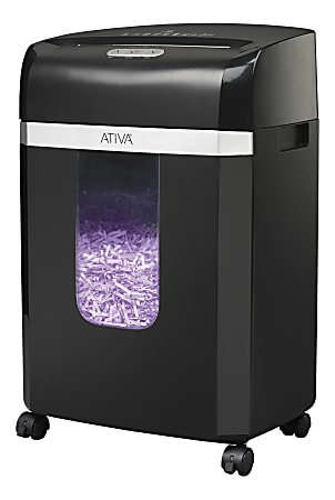 Ativa 12 Sheet Cross Cut Shredder A12CC19 Office Depot