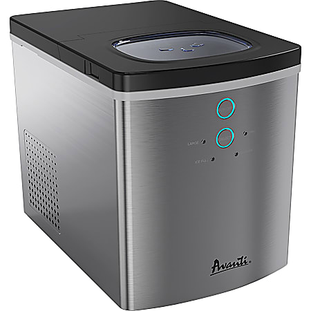 Avanti Portable Countertop Ice Maker, Silver