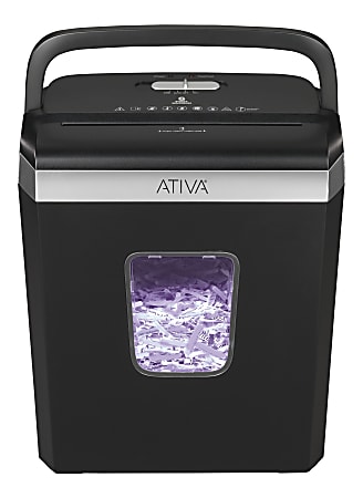 Ativa 6 Sheet Shredder A06cc19 Office Depot
