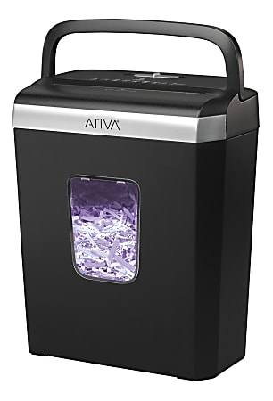 Ativa 6 Sheet Shredder A06cc19 Office Depot