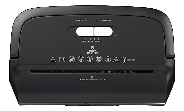 Ativa 6 Sheet Cross Cut Shredder Black A06CC19 - Office Depot