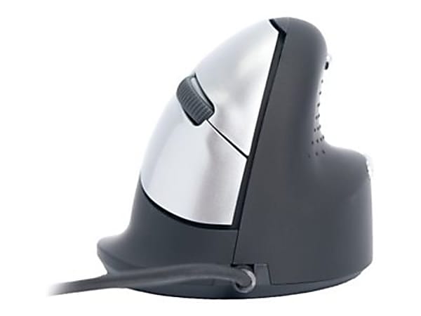 R Go Wired Medium Vertical Ergonomic Mouse Black - Office Depot