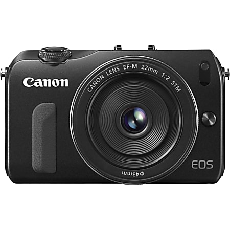 Canon® EOS M 18-Megapixel Mirrorless Camera With EF-M 22mm f/2 STM Lens