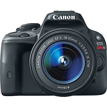 Canon EOS Rebel SL1 With 18-55mm IS Kit Lens, Black