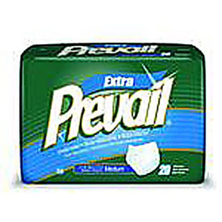 Prevail® Protective Underwear — Adjustable, Extra And Super Plus, 20"-34", Youth/Small, Pack Of 22