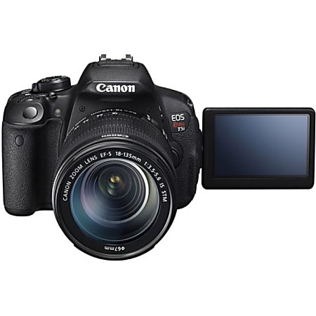 Canon EOS Rebel T5i 18.0 Megapixel Digital SLR Camera With Lens, Black