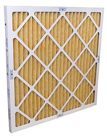 Tri-Dim Pro HVAC Pleated Air Filters, Merv 11, 20" x 20" x 1", Case Of 12