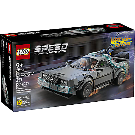 LEGO&reg; Speed Champions Time Machine Back to the Future Building Blocks Set, Total Qty 1