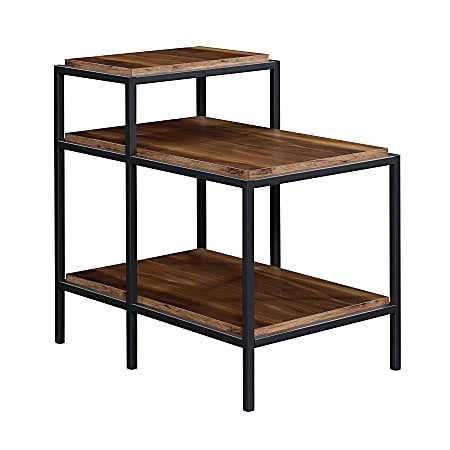Sauder® Nova Loft Tiered Side Table, 27"H x 28"W x 19"D, Grand Walnut