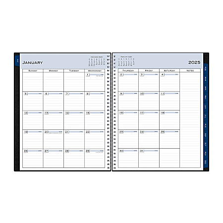 2025 Blue Sky Passages WeeklyMonthly Planning Calendar 8 12 x 11 Solid