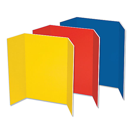Pacon® Foam Presentation Board, 3 Assorted Colors, 48" x 36", Carton of 6