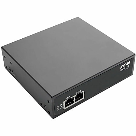 Eaton Tripp Lite Series 4-Port Console Server with Dual GB NIC, 4Gb Flash and 4 USB Ports - Twisted Pair - 2x Network (RJ-45) - B093-004-2E4U