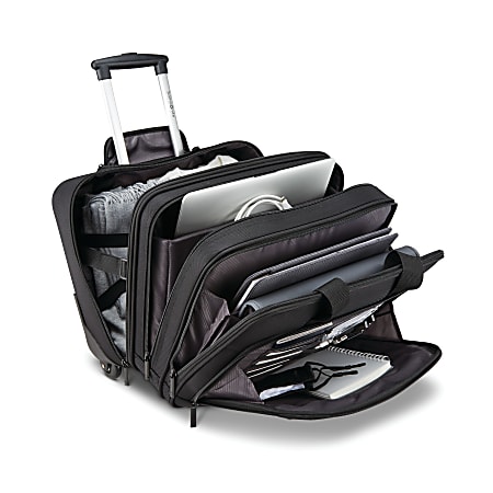 Samsonite Classic 2 Wheeled Polyester Business Case With Samsonite Classic 2 Wheeled Polyester Business Case With