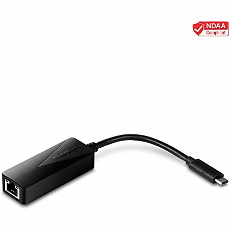 TRENDnet USB Type-C to Gigabit Ethernet LAN Wired Network Adapter, Windows & Mac Compatible, Nintendo Switch, US - TUCETG