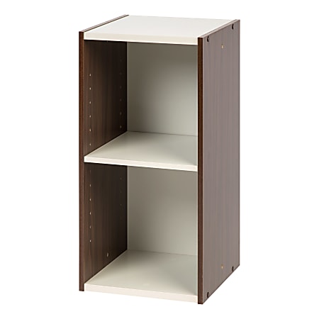 IRIS Sema 24"H Space-Saving-Shelf, Walnut Brown