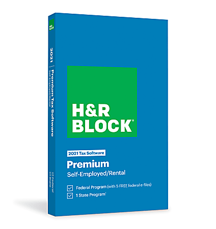 H&R Block Premium 2021 Tax Software