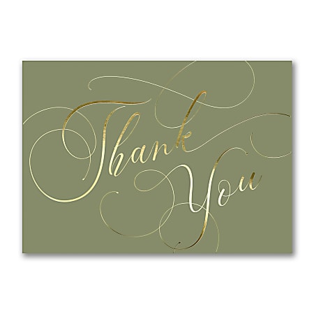 Lady Jayne Professional Thank You Note Cards With Envelopes 3 12 x 5 Navy  Pack Of 20 Cards - Office Depot