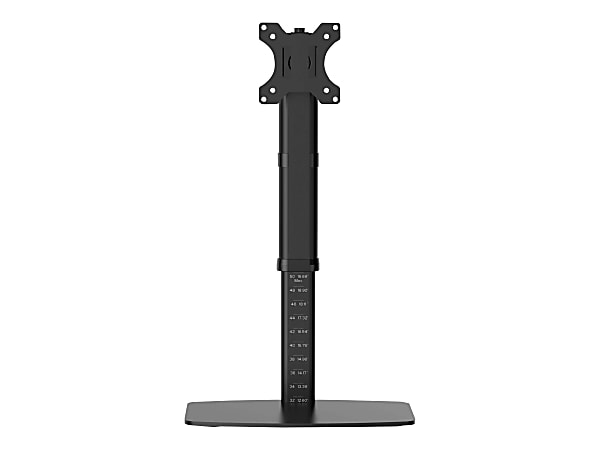 Tripp Lite Single-Display Monitor Stand - Height Adjustable, 17" to 27" Monitors - Mounting kit - for monitor - steel - black - screen size: 17"-27" - desktop, desk-mountable