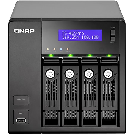 QNAP TS 469 Pro Network Storage Server - Office Depot