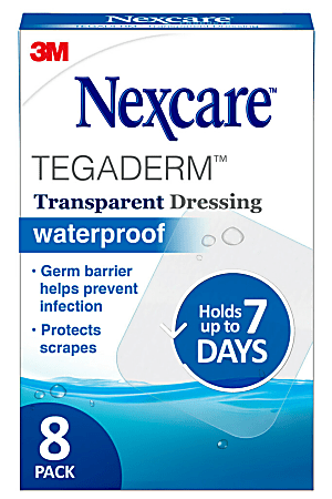 3M™ Nexcare™ Tegaderm™ Transparent Dressing, Box Of 8