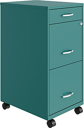 Realspace SOHO Organizer 18 D Vertical 3 Drawer Mobile File