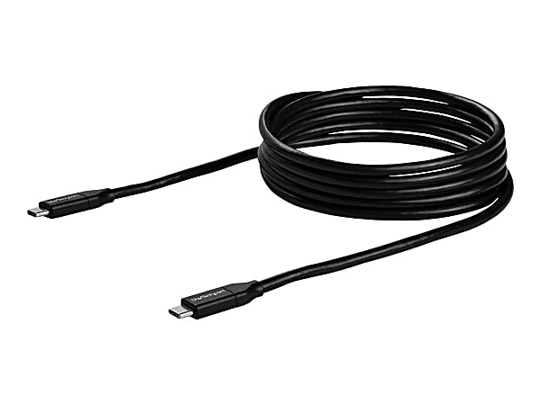 StarTech.com USB-C to USB-C Cable w/ 5A PD - M/M - 2 m (6 ft.) - USB 2.0 - USB-IF Certified - 6.60 ft USB Data Transfer Cable  - USB2C5C2M