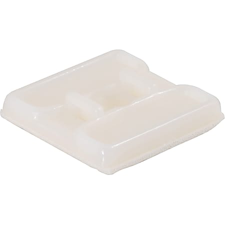 C2G Cable Tie Mount - 25pk - Cable Tie Mount - Natural - 25 Pack