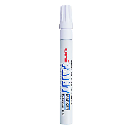 Sanford® Uni-Paint® PX-20 Permanent Marker, Bullet Point, White