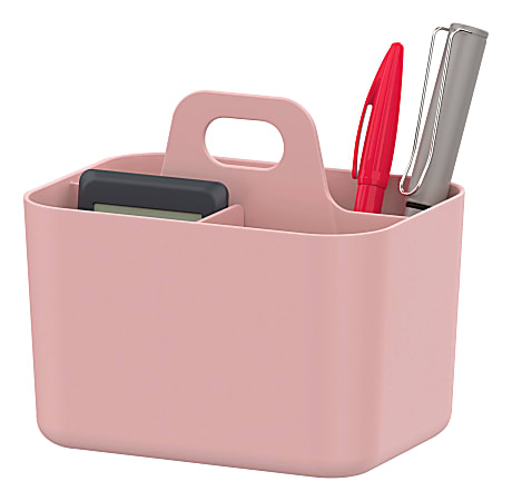  Bins & Things Pink 3-Tier Stackable Storage Container