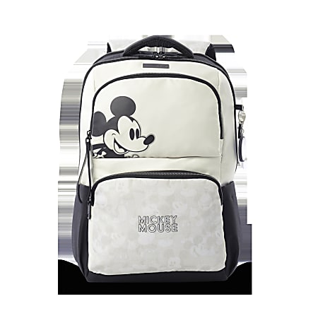 Totto Backpack, Mickey Mouse White/Black, Total Qty 1