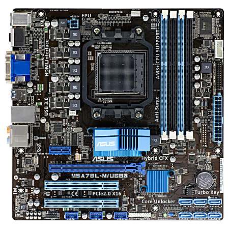 Asus M5A78L-M/USB3 Desktop Motherboard - AMD Chipset - Socket AM3+