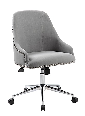 Boss Office Products Carnegie Fabric Mid Back Desk Chair