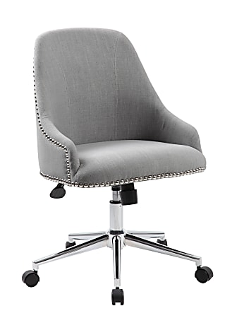 Boss Office CaressoftPlus Executive Chair, Gray