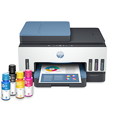 HP Smart Tank 7602 Wireless All-In-One Color Inkjet Printer