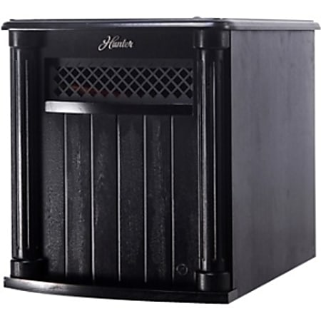 Hunter Fan 1500W 6 Quartz Element Infrared Wood Cabinet Heater with Remote Control