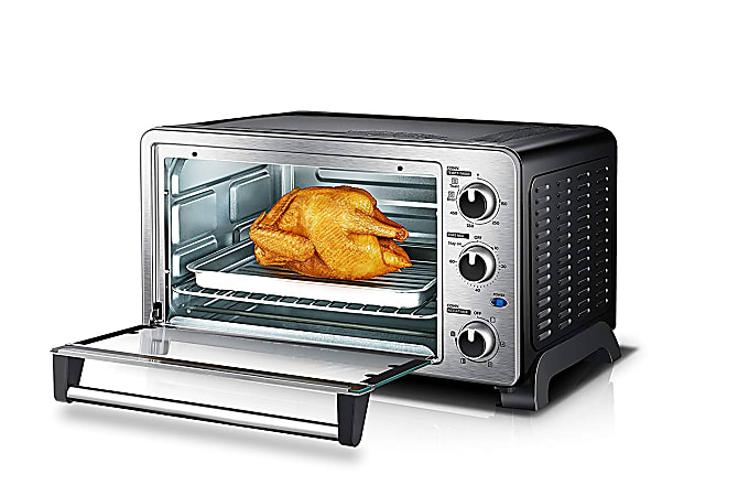 Toshiba MC25CEY CHSS 6 Slice Convection Toaster Oven Stainless