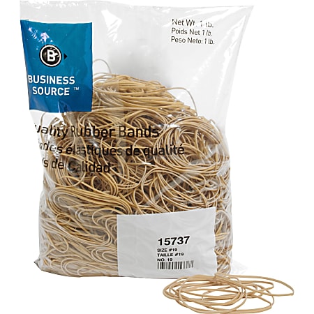 Business Source Quality Rubber Bands - Size: #19