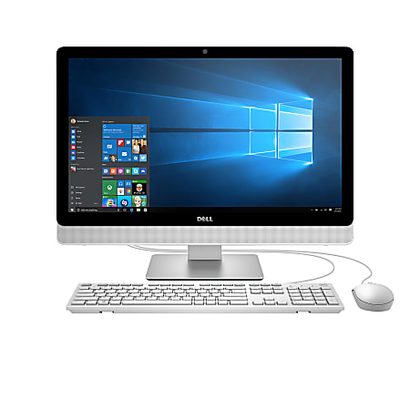 Dell™ Inspiron All-In-One PC, 23.8” Screen, Intel® Pentium®, 8GB Memory, 1TB Hard Drive, Windows® 10 Home, White, 934052