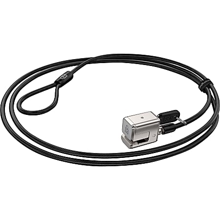 SKILCRAFT® Keyed Cable Laptop Lock, 6', Black