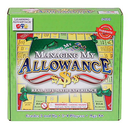 Learning Advantage Managing My Allowance Game, Grades 3 And Up