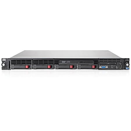 HP ProLiant DL360 G7 1U Rack Server - 1 x Intel Xeon E5620 Quad-core (4 Core) 2.40 GHz - 4 GB Installed DDR3 SDRAM - Serial Attached SCSI (SAS) Controller - 2