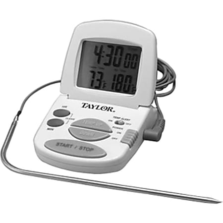 Taylor 3516 Digital Instant Read Thermometer OnOff Switch Pocket Clip -  Office Depot