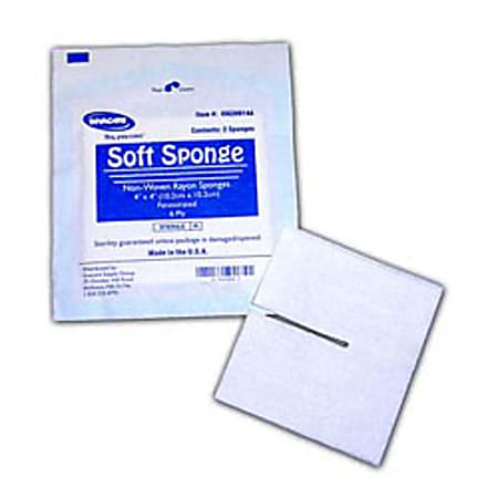 Invacare® Soft Sponges, Fenestrated, Box Of 35