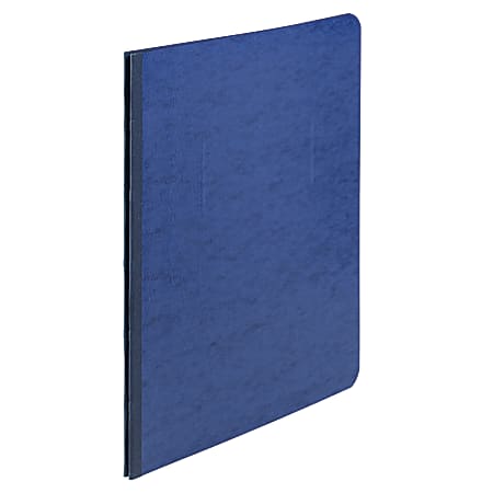 ACCO® Pressboard Report Cover With Fastener, Side Bound, 8 1/2" x 11", 60% Recycled, Dark Blue