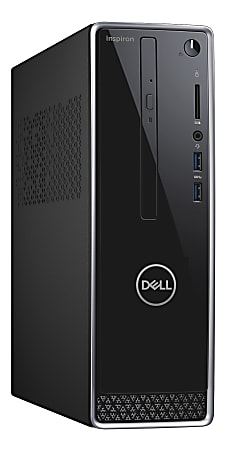 Dell™ Inspiron 3472 Desktop PC, Intel® Pentium® Silver, 4GB Memory, 1TB Hard Drive, Windows® 10, I3472-P975BLK-PUS