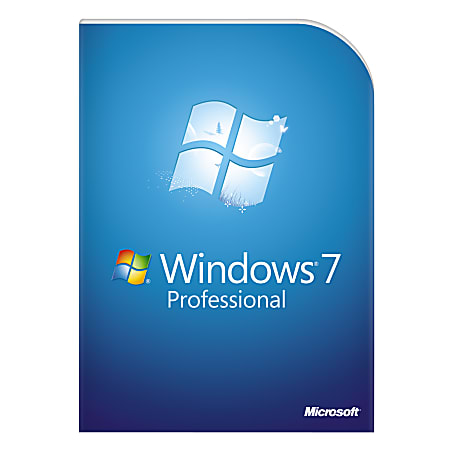 Microsoft® Windows® 7 Professional, Full Version, Traditional Disc