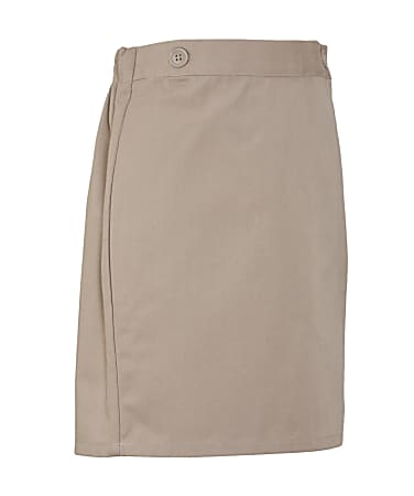 Royal Park Girls Uniform, Flat-Front Skort, Size 10, Khaki